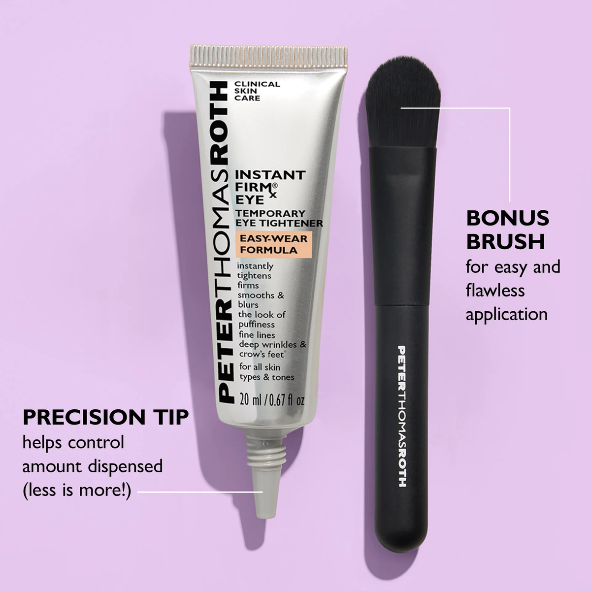 INSTANT FIRMX EYE VISIBLE EYE SMOOTHING EASY- WEAR FORMULA