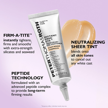 INSTANT FIRMX EYE VISIBLE EYE SMOOTHING EASY- WEAR FORMULA